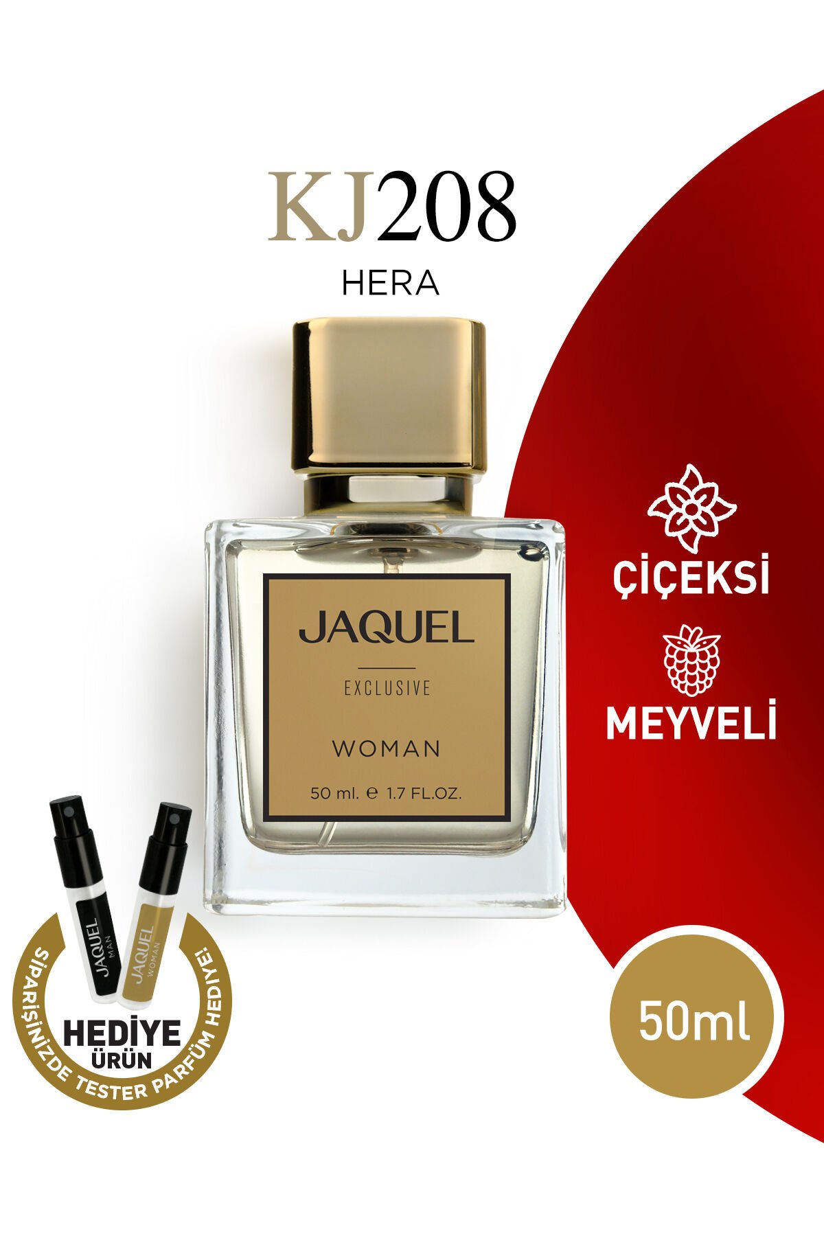 Jaquel KJ208 Exclusive Kadın Parfüm 50ml