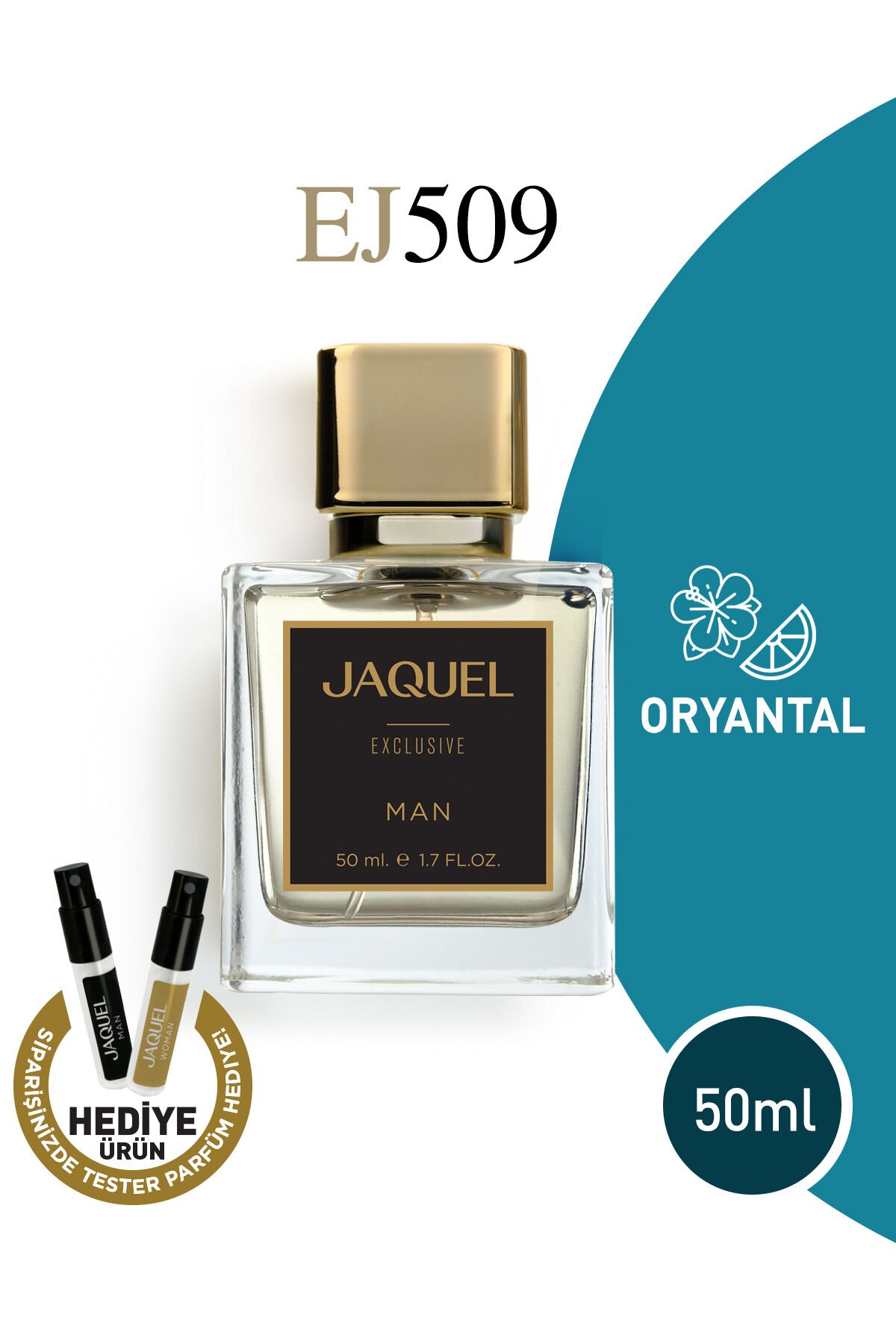 Jaquel EJ509 Exclusive Erkek Parfüm 50ml