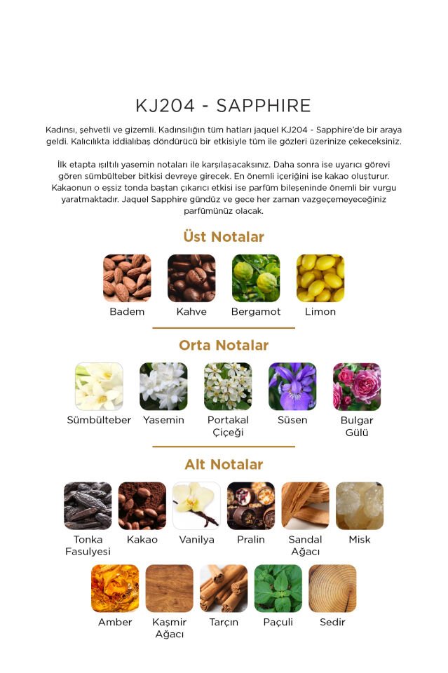 Jaquel KJ204 Exclusive Kadın Parfüm 50ml