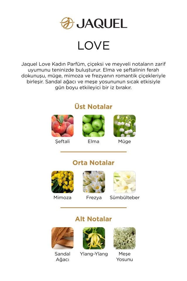 Jaquel Love Kadın Parfüm 100ml