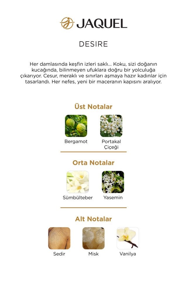 Jaquel Desire Kadın Parfüm 100ml