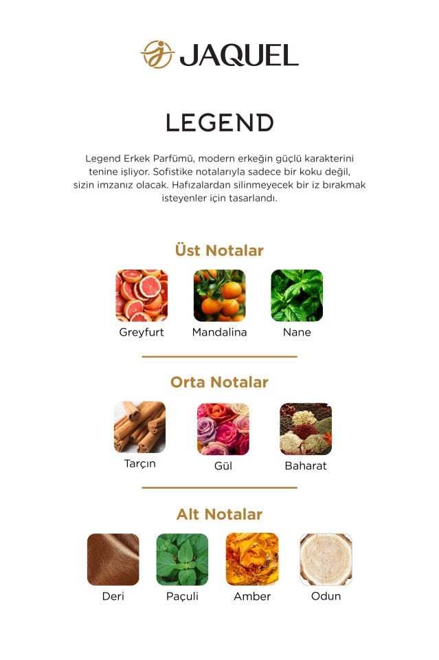 Jaquel Legend Erkek Parfümü 100ml